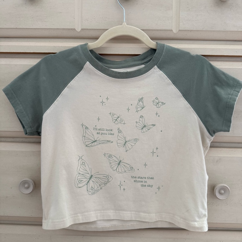 Taylor Swift Debut Butterfly Crop Top